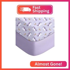 Yoofoss Pack and Play Sheets Fitted, Mini Crib Sheets 2-Pack for Pack N Play Mat