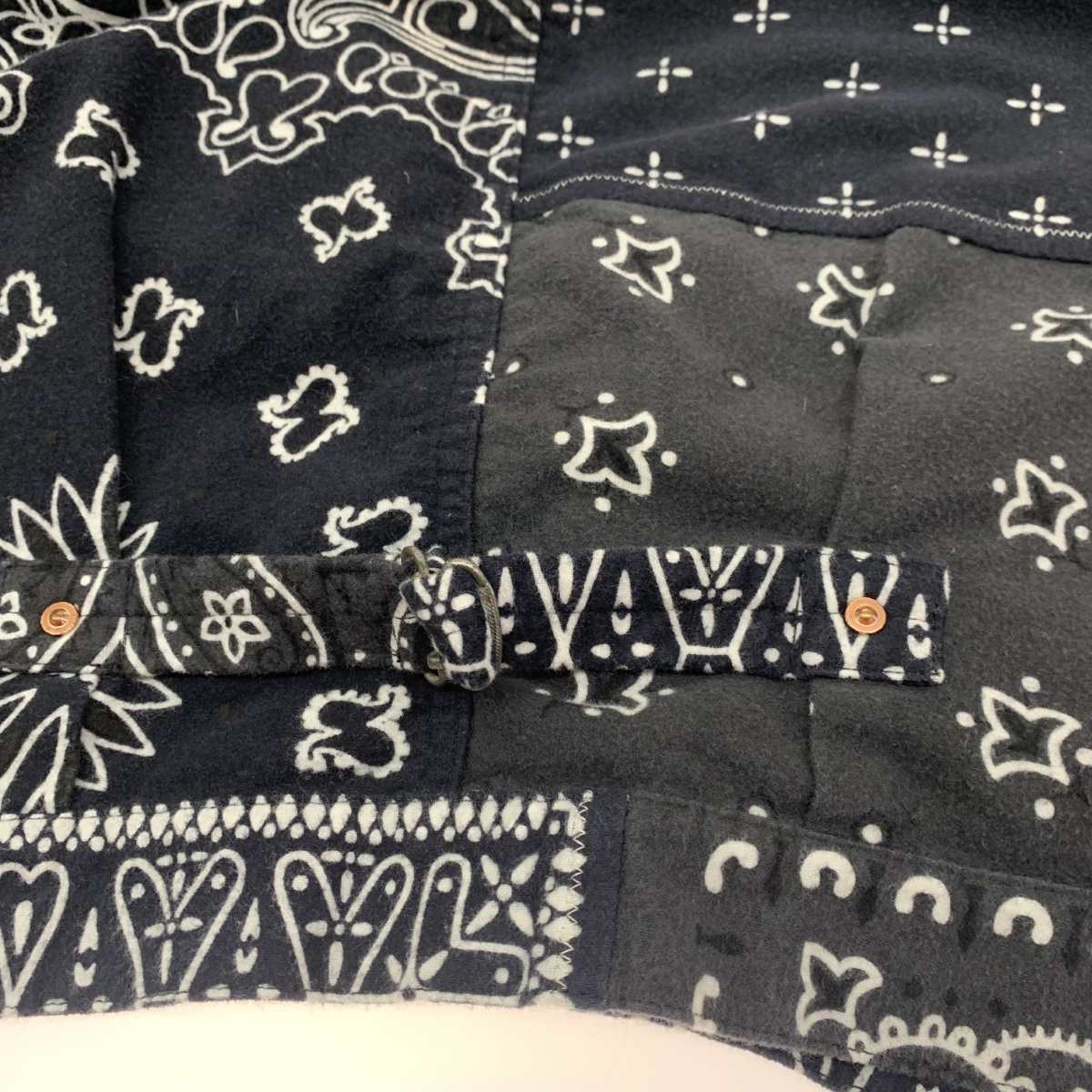 Used KAPITAL Capital Men s Clothing Jacket Flannel Reversible Bandana pt 1st JKT