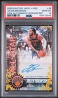 Jalen Brunson 2025 Topps Chrome Cactus Jack Orange Refractor ASG Auto /25 PSA 10