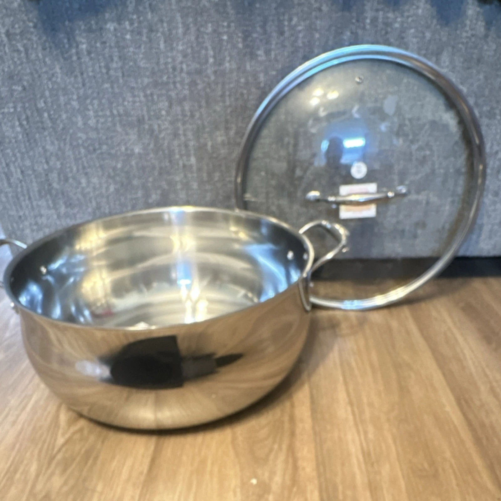 Princess House Stainless Steel Stockpot Princess Heritage w/ Lid Double Handle