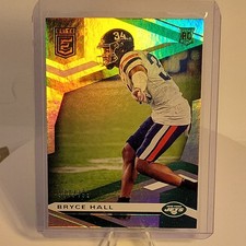Panini 2020 Donruss Elite Rookies Bryce Hall #168 /799 Jets Cavaliers Rookie