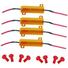 4 Pcs Load Resistors 50W 6ohm, Load Resistors to Fix LED Bulb Hyper