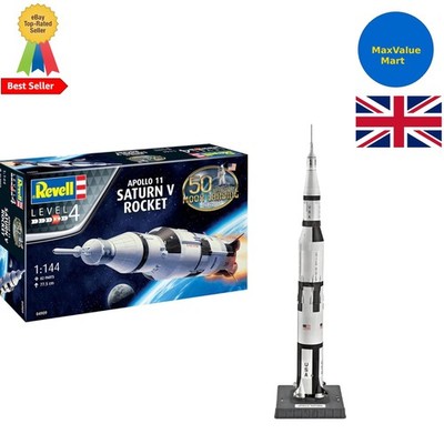 Detaillierter Apollo Saturn V Rakete Modellbausatz im Maßstab 1:144 - 1890 Teile