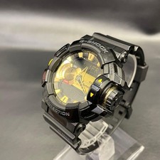 CASIO G-SHOCK GBA-400 Black Gold Bluetooth Watch Used With Box