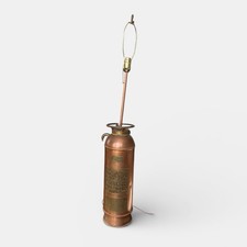Antique The Underwriters Empty Fire Extinguisher Knight & Thomas 1898 Lamp 47”