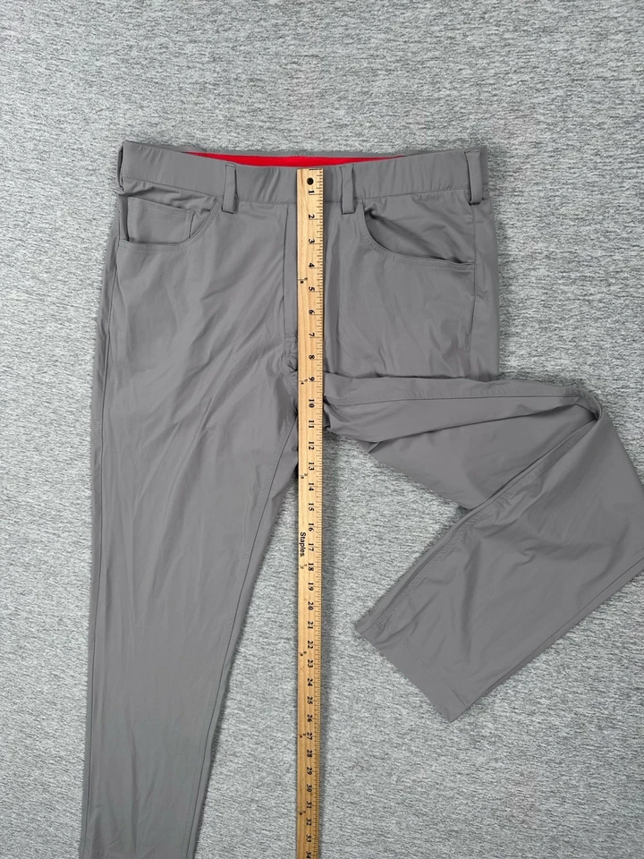Redvanly Pants Mens Medium Gray Pull On Performance Stretch Lightweight Golf - Image 4 of 4