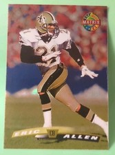 1996 Topps Stadium Club - Eric Allen #54 Matrix - New Orleans Saints 