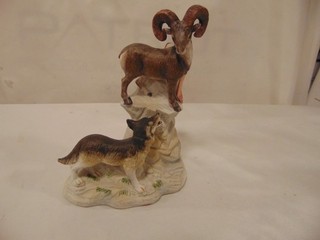 1981 Stone Sheep Mini Decanter by Ski Country Empty!!
