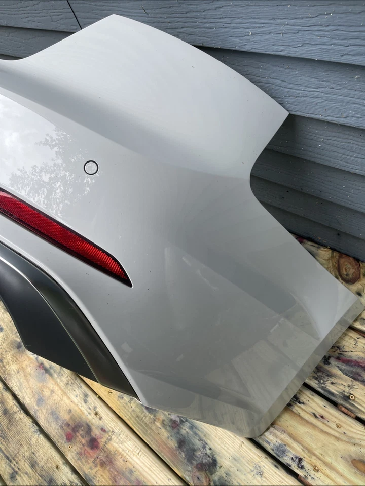 💠 OEM 2018 - 2021 AUDI A5 S5 S-LINE MONTAJE DE CUBIERTA DE PARACHOQUES TRASERO BLANCO LS9R *NOTA Foto 4 de 4