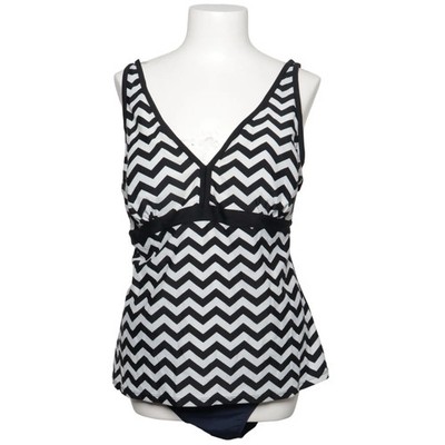 Giada, Tankini, Größe: 48, Elasthan/Polyamid/Polyester, Schwarz/Weiß #m4M