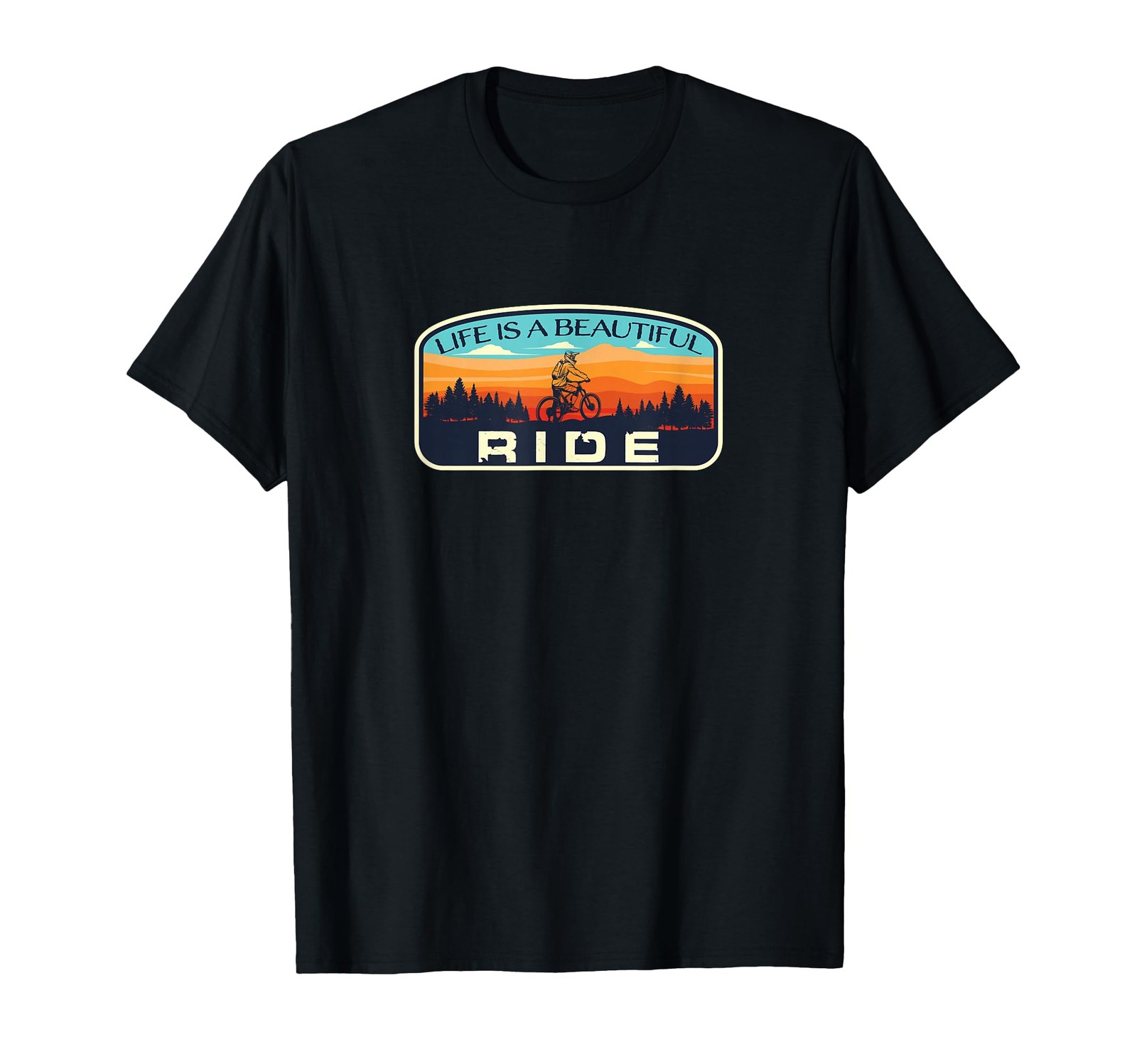 Biking Cycling Retro Mtb Trail Enthusiast Idea T-shirt Small