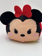 Tsum Tsum Minnie Mouse Plush Stuffed Animal Toy Pillow Disney Black Red 8  