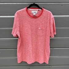 ORIGINAL PENGUIN BY MUNSINGWEAR MEN'S TEE SS TOP Sz XL HEATHER RED CORAL