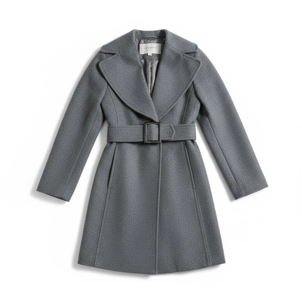 Jessica Simpson Giacca da donna in Softshell impermeabile, con volant sul retro, con cappuccio, da donna, taglie S-XL, Melanzana, X-Large