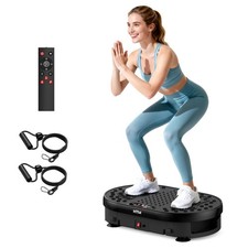 Vibration Plate Exercise Machine - 120 Speed Levels, 300 lbs Capacity