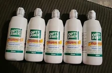(5) Opti-Free Replenish Multi-Purpose Solution 10oz ~EXP: 9/26+
