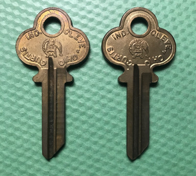 Curtis  Brand RU3  key blank RU-3         set of 2
