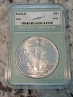 1995 Silver Eagle in an old holder