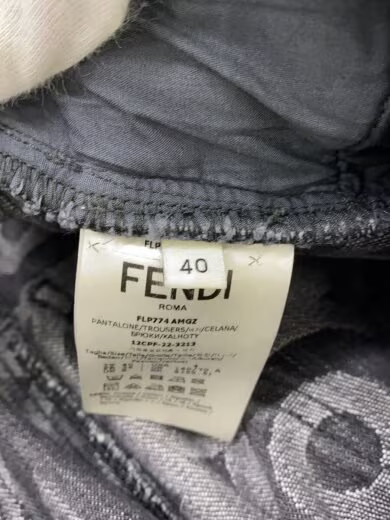 FENDI/22SS/Jeans/Size 40/Cotton/Grey/All-over Print/12CPF-22-3213 thumbnail 5