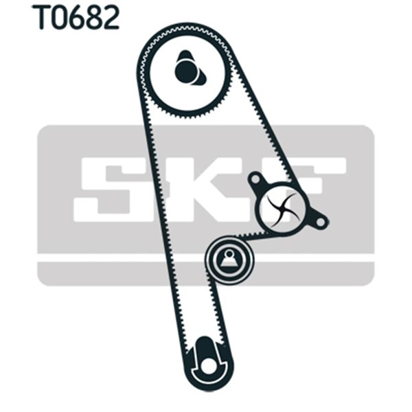 SKF Zahnriemensatz Vkma 93006-image