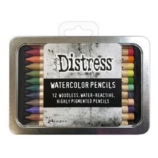 Ranger - Tim Holtz Distress Watercolor Pencils - Set 4, TDH83580