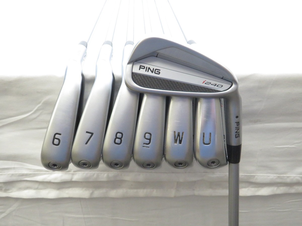 Used Ping i240 Black Dot Iron Set 5-UW Ping Alta Quick 45g Senior