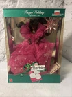 Vintage 1990 Special Edition Happy Holidays Barbie with ornament by Mattel NRFB
