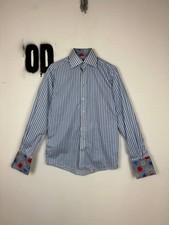 Eton Floral Stripped Shirt Size 15 1/2
