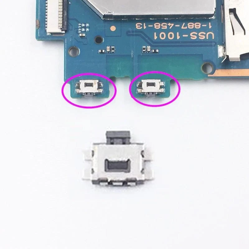 FPC DESIGN for PS Vita 1000 / 2000 - 2x Replacement Volume Button Switch | FPC