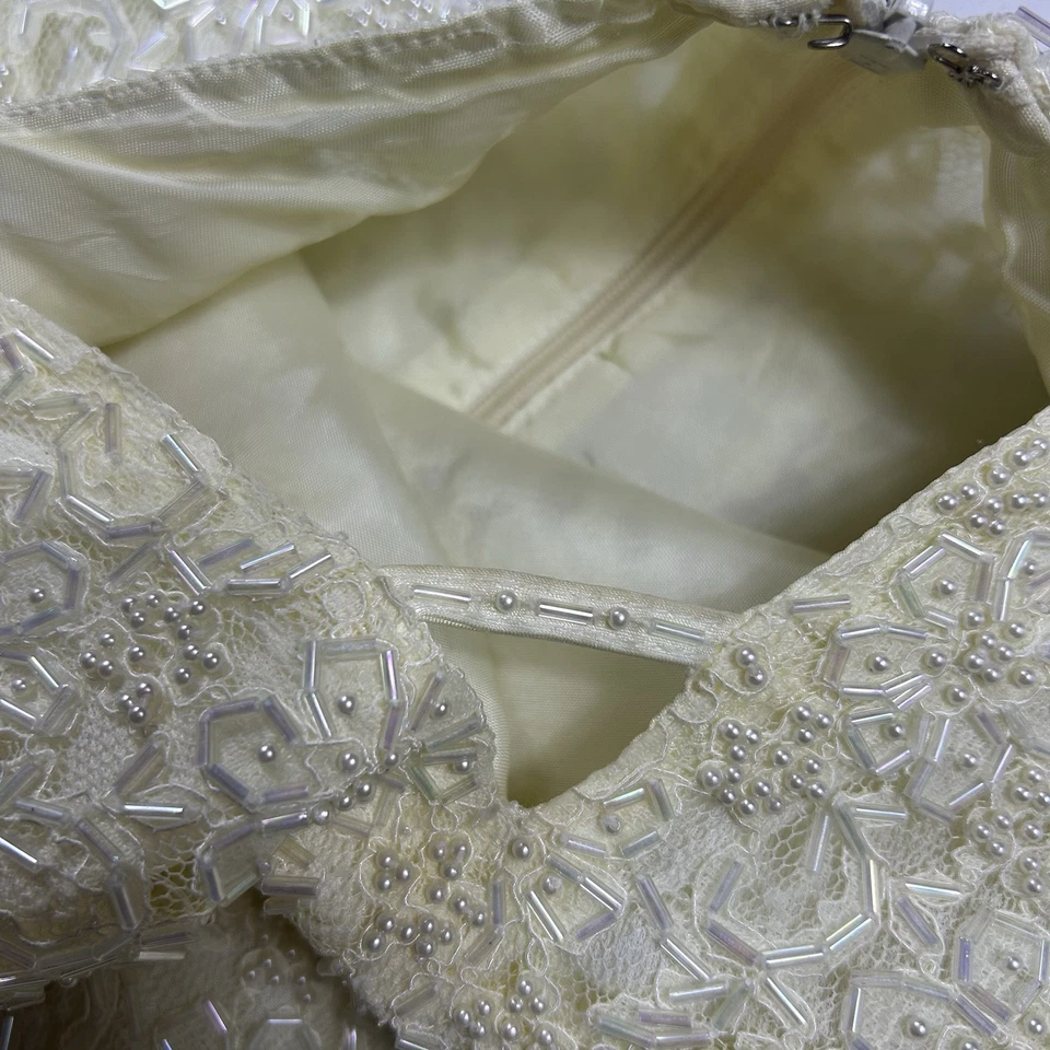 Vintage Karen Millen Dress Womens 14 Medium New Years Flapper Girl Lace Cocktail - Image 3 of 4