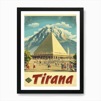 Aihrgdesign A Retro Reiseposter F Gerahmtes Wandbild Poster Leinwanddruck Bild