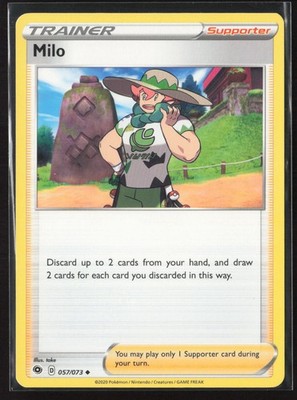 Milo 057/073 Uncommon Champion's Path Pokemon Near Mint