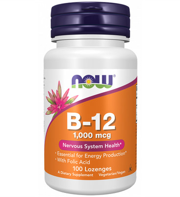 Now Foods Vitamin B-12 1000mcg 100 Tab