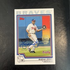 2017 Topps Postseason Archives Signature Series Andrew Jones Auto #11/23 #80 HOF