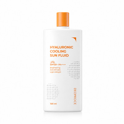 Deoproce Hyaluronic Cooling Sun Fluid SPF50+ PA++++ 100ml / FREE SHIPPING