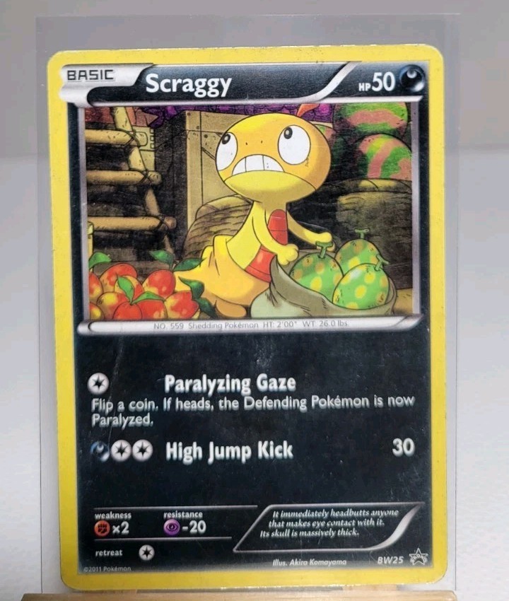 Scraggy - (Cosmos Holo) BW25 Black & White Holo