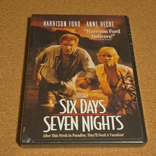 Six Days, Seven Nights (DVD, 1998) SEALED, Harrison Ford, Anne Heche