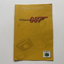Goldeneye 007 Nintendo 64 N64 James Bond Instruction Manual Only Players Choice