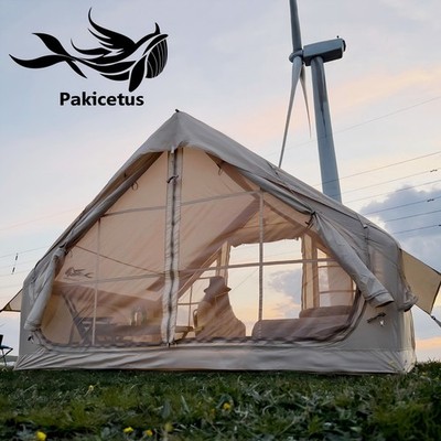 PAKICETUS Inflatable Tent - 2 Models, Khaki & Green, Easy Inflation