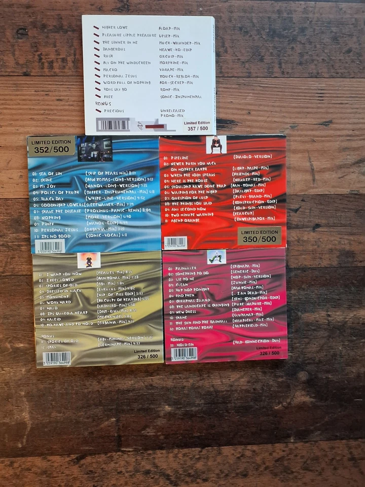 depeche mode cd sammlung Exited MIXES VOL 3,4,5,6 RAR SELTEN LIMITED EDITION - Bild 4 von 4