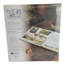 NEW Creative Memories 12x12 Page Protectors Sealed 15 Sheets  1 Bonus 2001 NOS
