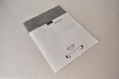 ROTEL RVE-1060 Video Enhancer User's Manual