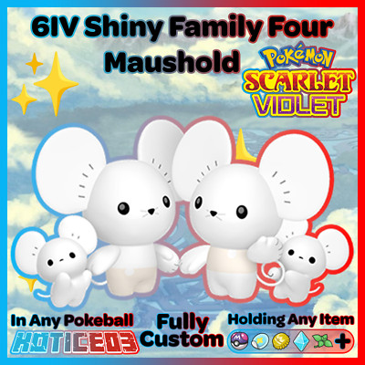 Shiny Maushold (Famiglia Dei Quattro) Per Pokémon Go, 80k Polvere Di Stelle, Region Free, 2023 - Foto 4