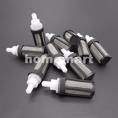 10PCS Head 9.8MM Strainer Water Pump Suction Stainless Net Filter SIL Tube Inlet