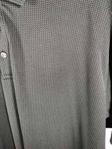 Bolle Golf Tech Polo Shirt Men's Size XXL Black Geometric Pattern - Picture 2 of 5