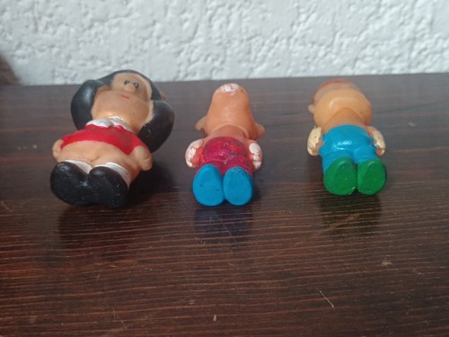 VTG 80's RARE ( MAFALDA, FELIOE Y MANOLITO ) RUBBER MADE AT MÉXICO X3 - Picture 7 of 13
