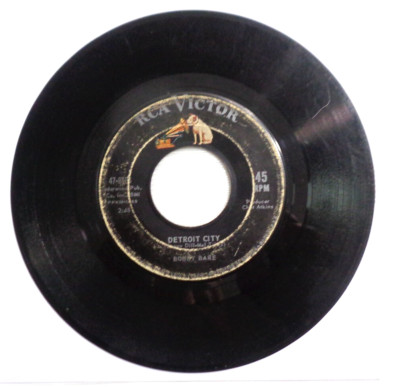 Bobby Bare: Detroit City 1963 RCA 47-8183 Indianapolis 3-S/3-S Pressing G+