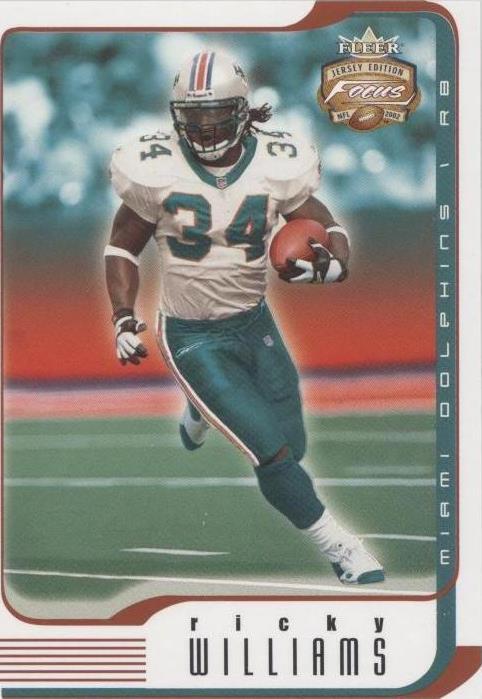 2002 Fleer Focus Jersey Edition Ricky Williams #51 - 1 of 2