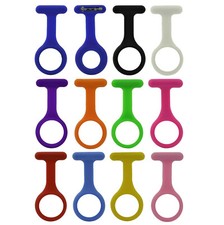 2 -10er Silikonhülle mit Sicherheits-Nadel für Krankenschwester  Schwesternuhr