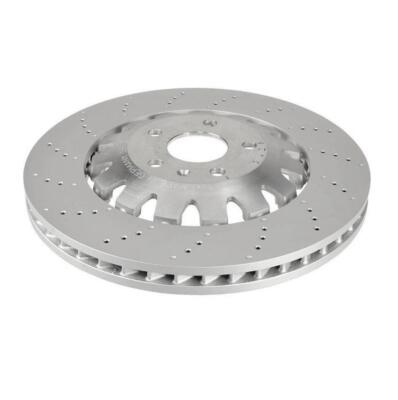 SHW Performance Front Drilled Dimpled 370mm Disc Rotor For Audi TT RS Quattro